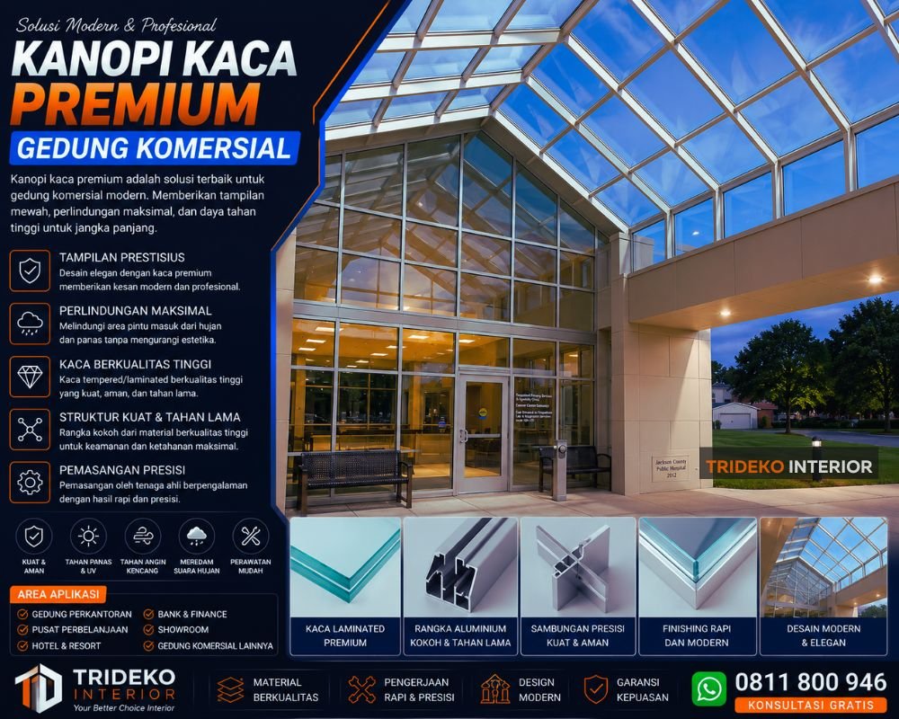 Skylight Kaca proyek 1